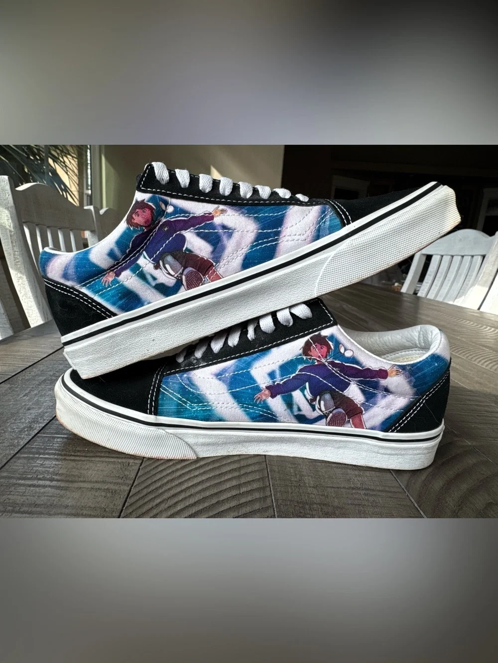 Old Skool Vans - Karl Jacobs x Journeys Dream SMP-Inspired Women’s 9.5/Men’s 8